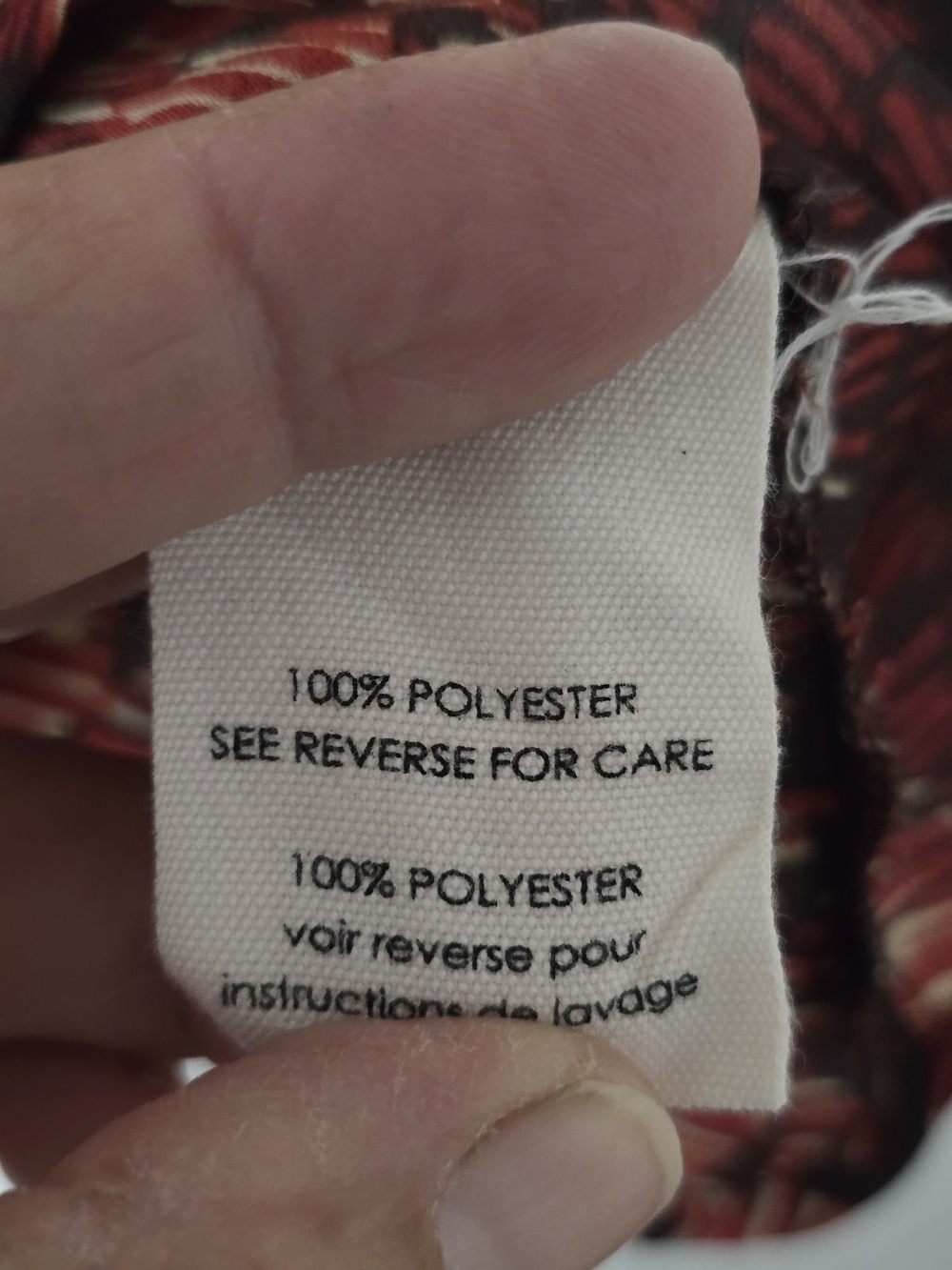 Patterson J. Kincaid Burgundy Patterned Strappy Camisole - Picture 7 of 10